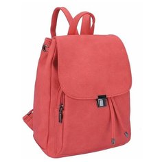 Сумка-рюкзак OrsOro, искусственная кожа, коралл