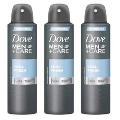 Антиперспирант спрей Dove Men + Care Прохладная свежесть, 3 шт., 150 мл