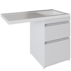 Тумба д/ванной "СОЗВЕЗДИЕ-56"под ум. над стир. машиной Сosmos-120 универсальная (ПВХ - фасад,корпус) Mixline