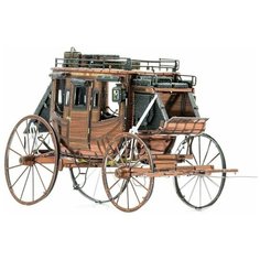 Металлический 3D конструктор Карета (Wild West Stagecoach Metal Earth) Дикий Запад Fascinations