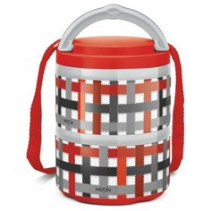 Термо ланч-бокс, Milton, MICROWOW TIFFIN PRO 2, 0,48л, MM45123-RD