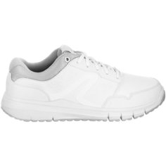 Кроссовки для активной ходьбы женские Protect 140 белые, размер: 39, цвет: Белый/Перламутровый Серый NEWFEEL Х Декатлон Decathlon