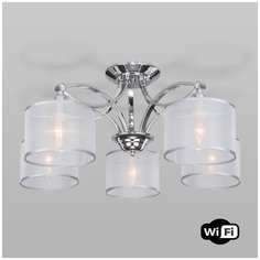 Потолочная люстра Eurosvet Fabiola 60124/5 хром Smart