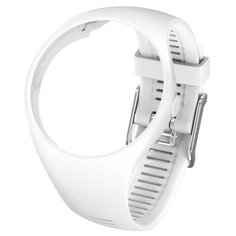 Сменный силиконовый ремешок для POLAR M200 белый, white strap