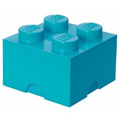 Ящик для хранения LEGO 4 Storage brick бирюзовый