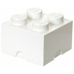 Ящик для хранения LEGO 4 Storage brick белый