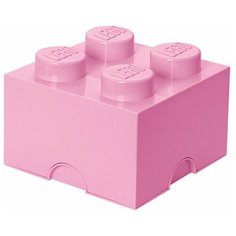 Ящик для хранения LEGO 4 Storage brick бледно-розовый
