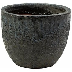 Кашпо Nobilis Marco керамика "S-black Jar", D30хH24 см