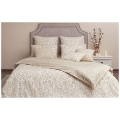 Постельное белье 2 сп с нав. 70*70 бязь-люкс Ницца беж Хлопковый край