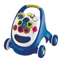 Каталка-ходунки Amarobaby Walking Way 2 в 1 (AMARO-25WW) синий/белый