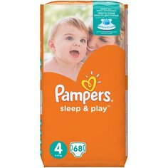 Pampers подгузники Sleep&Play 4 (8-14 кг), 68 шт.