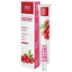 Зубная паста SPLAT Special Siberry, ягода и мята, 75 мл