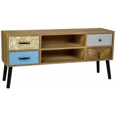 Комод с четырьмя ящиками и двумя полками ЭкоДизайн