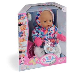 Zapf Creation Baby born 823-200 Бэби Борн Кукла Интерактивная Зимняя пора, 43 см