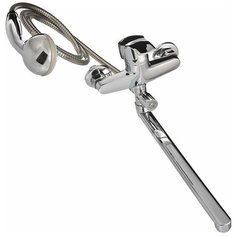 Смеситель с душевой лейкой встраиваемый Tsarsberg 950-1207 хром/зеленый