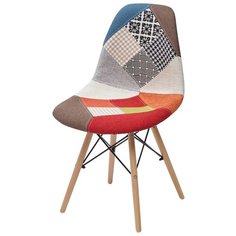 Стул MODERN ( 2 штуки) / ткань, деревянные ножки / М-Сити для кухни, для гостиной (Акция) / 623C PATCHWORK-D3 / М-City