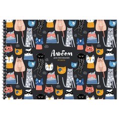 Альбом для рисования ArtSpace Рисунки. Забавные коты 29 х 20.3 см, 100 г/м², 24 л.