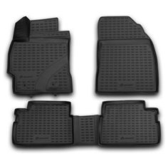 Коврики 3D в салон TOYOTA Corolla, 01/2007-2013 4 шт. (полиуретан) Element