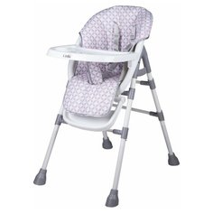 Стул детский для кормления COSTA Bona (Pink and grey/ серо-розовый) Farfello