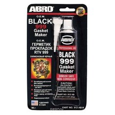 Герметик прокладок 999 силиконовый oem (черный) 85 г (Производитель: Abro 912AB)