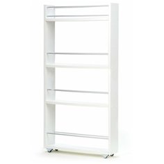 Полка выдвижная, для кухни и ванной комнаты 94х52х12 см, 4-х этажная, белый