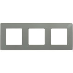 Рамка 3п Legrand672523 Etika, серый