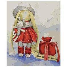 Картина по номерам Цветной (Premium) "Кукла Даша", 30x40 см