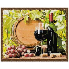 Алмазная мозаика "Фрукты и вино", 40x50 см Molly