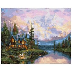 Картина по номерам "Дом на реке", 40x50 см Molly