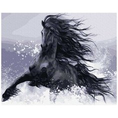 Картина по номерам "Конь вороной", 40x50 см Molly
