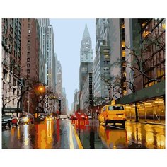 Картина по номерам "Нью-Йорк. Манхэттен", 40x50 см Molly