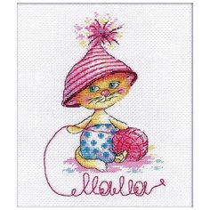 Набор для вышивания «Первое слово», 13x20 см, Овен