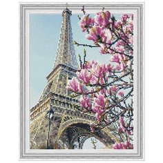 Алмазная мозаика 5D "Весна в Париже", 40x50 см Molly