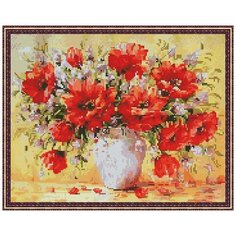 Алмазная мозаика "Аромат красных маков", 40x50 см Molly