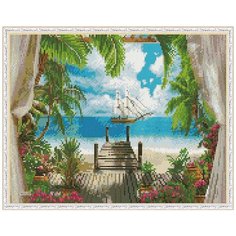 Алмазная мозаика "Морской пейзаж", 40x50 см Molly