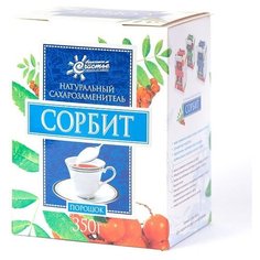 Фруктовое счастье Сахарозаменитель Сорбит, коробка порошок 350 г