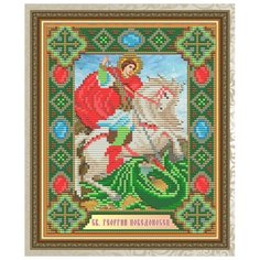 Алмазная вышивка Арт Соло "Георгий Победоносец", 24,6x20 Art Solo