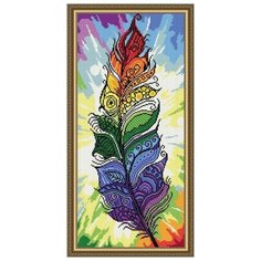 Алмазная вышивка Арт Соло "Перо жар-птицы", 60,5x24,5 Art Solo