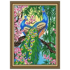 Алмазная вышивка Арт Соло "Павлины на сакуре", 41x28,5 Art Solo