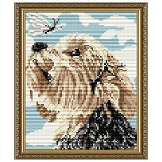 Алмазная вышивка Арт Соло "Йоркширский терьер", 24,6x20 Art Solo