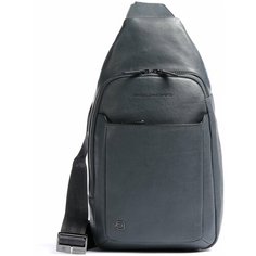 Сумка-рюкзак с одной лямкой Piquadro CA4827B3/BLU4 серо-синяя