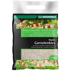 Грунт для аквариума Dennerle Nano Garnelenkies Sunda white белый 0,7 – 1,2 мм 2 кг (1 шт)