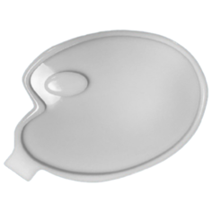 Art Blong Молд для творчества №457 Палитра для художников, 24 см белый