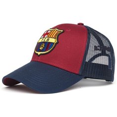 Бейсболка Atributika & Club Барселона 107754/107756 размер 55-58, красный/синий