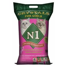 Впитывающий наполнитель N1 Crystals For Girls, 30 л