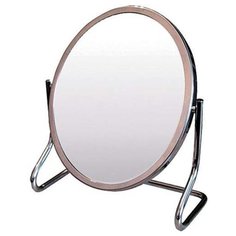 Зеркало косметическое настольное Hairway 13012 серебристый