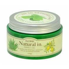 Aloins Natural In Perfect Gel Гель увлажняющий для лица с экстрактом алоэ 5в1, 120 г