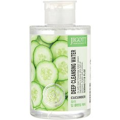 Jigott вода очищающая с экстрактом огурца Deep Cleansing Water Cucumber, 530 мл