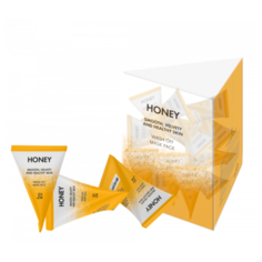 Мед набор маска для лица honey smooth velvety and healthy skin wash off mask pack J:On