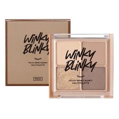 Pekah Палетка теней Winky Blinky 01 Cozy Cafe